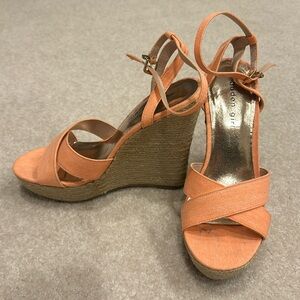 Madden girl high heeled sandals never worn